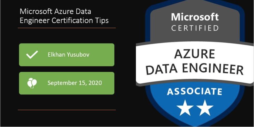 Microsoft Azure Data Engineer Certification Tips + Study Guide